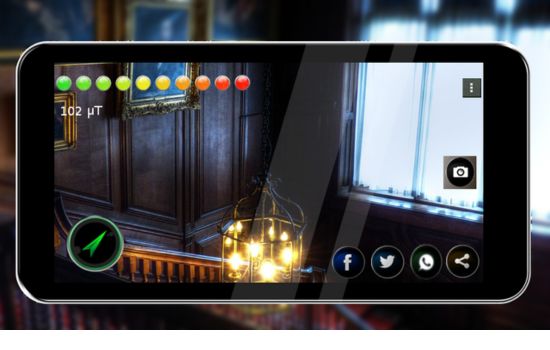 Encuentra fantasmas con la aplicación